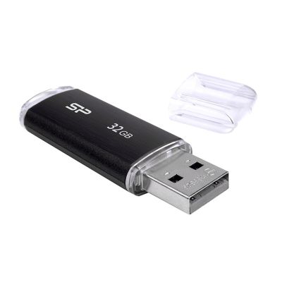8. Pendrive Silicon Power Ultima U02 32GB USB 2.0 black (SP032GBUF2U02V1K)
