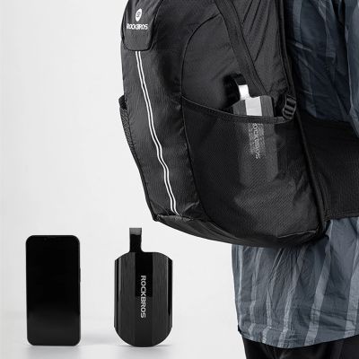 8. Rockbros FK-810 Folding Telescopic Bicycle Fender Set - Black