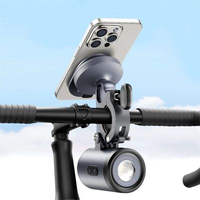 8. Baseus PrimeTrip Universal 3000mAh IP68 LED Holder with 2-in-1 Lamp - Black and Gray