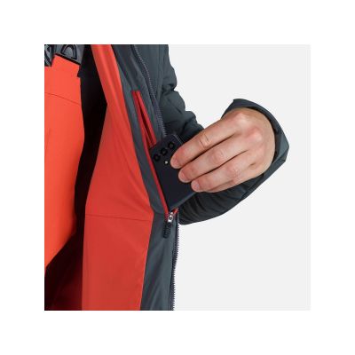 5. Rossignol Opside Hoodie Warm Jacket, Grey