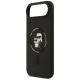 6. Karl Lagerfeld Silicone Karl&Choupette Ring MagSafe Case for iPhone 17 Air - Black