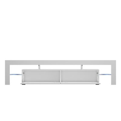 TORO 200 TV cabinet, gray/white gloss