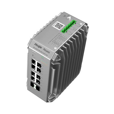 4. Ruijie Networks RG-NIS3100-8GT2SFP-HP Managed Network Switch L2 Gigabit Ethernet (10/100/1000) Supports PoE Gray