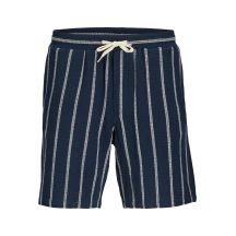 Jack&Jones men's striped shorts JPSTJAIDEN COBA STRIPE JOG SHORTS REG SN 12274413 SKY CAPTAIN/STRIPES