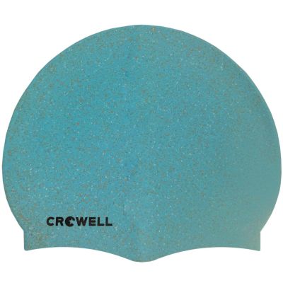 11. Crowell Recycling Pearl Silicone Swim Cap Light Blue Color 6