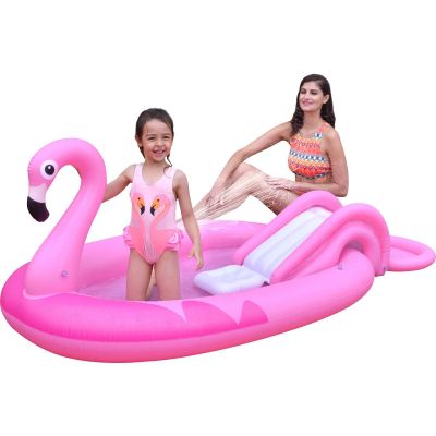 12. CHILDREN'S POOL PLAYGROUND FLAMINGO 213x123x78CM 57172