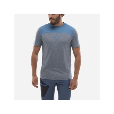 3. MILLET Men's T-Shirt Seneca Heather Ts Ss M Gray Blue