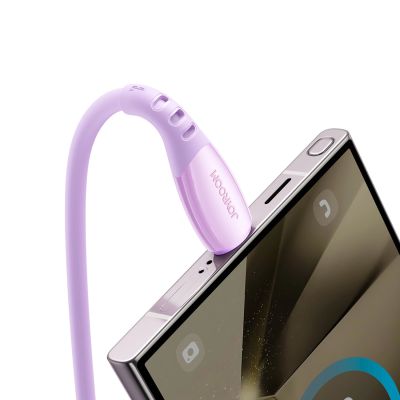 5. Joyroom S-A59 Vibrant Series 3A USB-A - USB-C Cable 1.2m - Purple