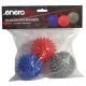 8. ENERO FIT HEDGEHOG MASSAGE BALLS 7 CM SET OF 3