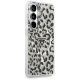4. Guess IML Leopard Print Triangle MagSafe Case for Samsung Galaxy S26 - Black