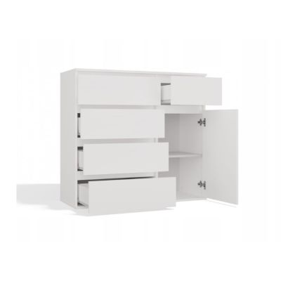 2. MALWA 1D5S CHEST OF DRAWERS WHITE