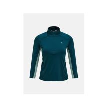 Women's PEAK PERFORMANCE W Core Half Zip Baselayer T-shirt, green