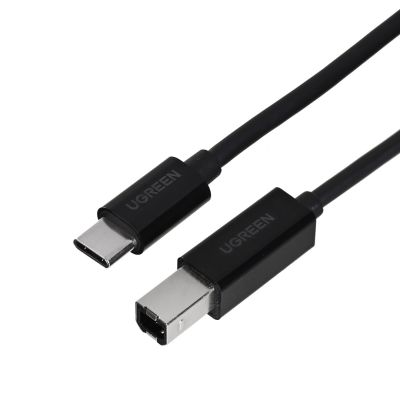 2. Ugreen USB-C - USB-B 480Mb/s Printer Cable 2m (Black)