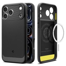 Spigen Rugged Armor MagSafe Case for iPhone 18 Pro Max / 17 Pro Max - Matte Black