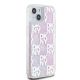 4. DKNY Liquid Glitter Multilogo case for iPhone 15 / 14 / 13 - pink