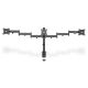 14. Triple desk stand (clamp) 3xLCD max. 27" max. 8kg tilt and swivel 360° (PIVOT)