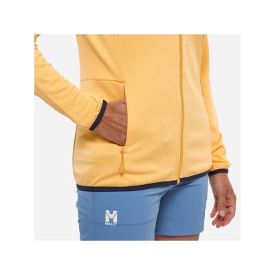 3. MILLET Lokka Hoodie Iii W Yellow Women's Sweatshirt