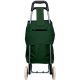 10. SHOPPING TROLLEY BAG ON WHEELS WITH FRAME 31L GREEN