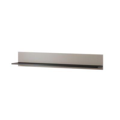 Shelf 2 pcs SOHO 125x20x20 cashmere+black