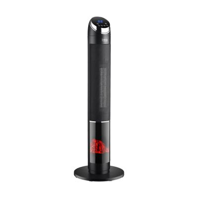 PTC Teesa column fan heater with fireplace imitation function