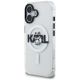2. Karl Lagerfeld IML Choupette Sketch Logo MagSafe iPhone 16 Case - Clear