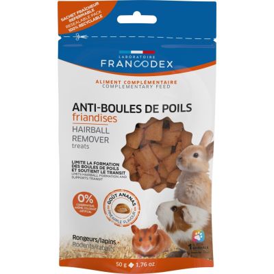 FRANCODEX Anti-hairball treats for rabbits 50 g