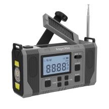 Solar radio, portable SOS emergency radio, 10000mAh power bank, flashlight, dynamo, Kruger&Matz