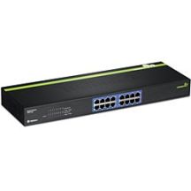 TRENDnet 16-port Gbit 19" metal switch