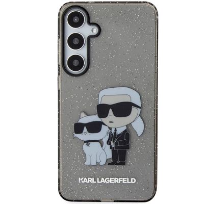 3. Karl Lagerfeld KLHCS24MHNKCTGK S24+ S926 black/black hardcase Glitter Karl&Choupette