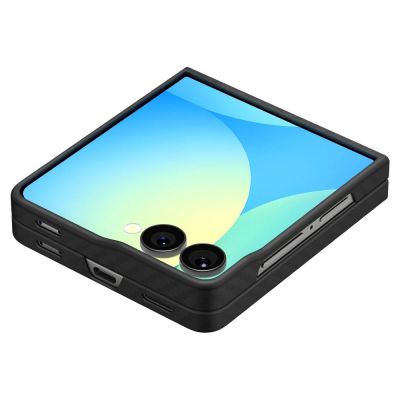 10. Spigen AirSkin Aramid Case for Samsung Galaxy Z Flip 7 - Black