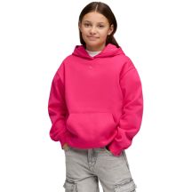 Puma ESS Centered Cat Logo Relaxed Hoodie for Kids Fuchsia 692973 59