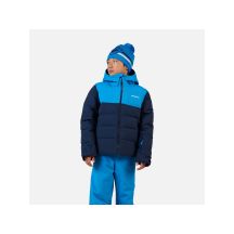 Kurtka narciarska dziecięca ROSSIGNOL Boy Siz Quilted Jkt granatowa