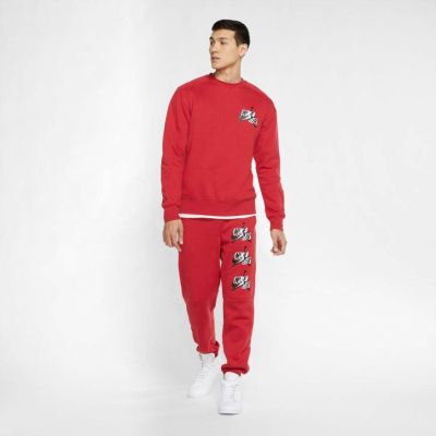 5. Air Jordan Jumpman Fleece Sweatshirt Red - CK6763-687