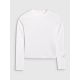 6. Girls' plain slim-fit long-sleeve top 4F 4FJRAW25TLONF603-10S