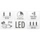 17. LAMPS LIGHT CURTAIN ICICULARS OUTDOOR 72 LED COOL WHITE TIMER