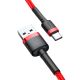 7. Baseus Cafule USB-A / USB-C QC 3.0 3A Cable 1 m - Red