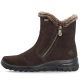 3. Rieker L7162-25 Waterproof Insulated Leather Women's Ankle Boots Dark Brown