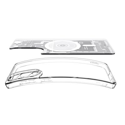 6. Spigen Ultra Hybrid Mag Case with MagSafe for Samsung Galaxy S25 Edge with Print - White