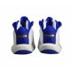 7. Adidas Crazy 1 Cloud White Bold Blue Men's Basketball Sneakers - IG3734
