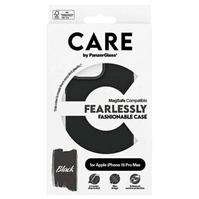4. CARE by PanzerGlass Fashion Case iPhone 16 Pro Max 6.9" black/black MagSafe 1380