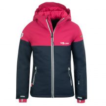 Trollkids Girls Hallingdal Jacket with Hood, Navy/Pink (223-114)