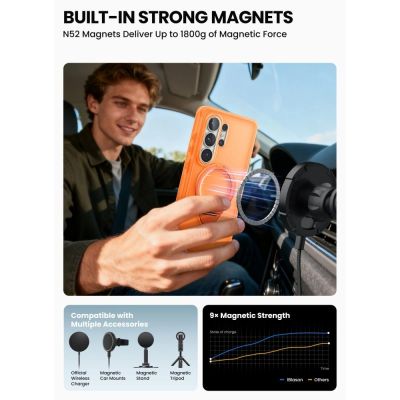 5. Supcase Cosmo Mag MagSafe Case for Samsung Galaxy S26 Ultra - Orange