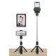 6. Tech-Protect L01S Bluetooth Selfie Stick with Tripod up to 70cm - Black