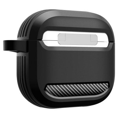 6. Spigen Rugged Armor Case for AirPods 4 - Black