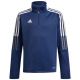 adidas Tiro 21 Warm Top navy blue kids' sweatshirt GK9672