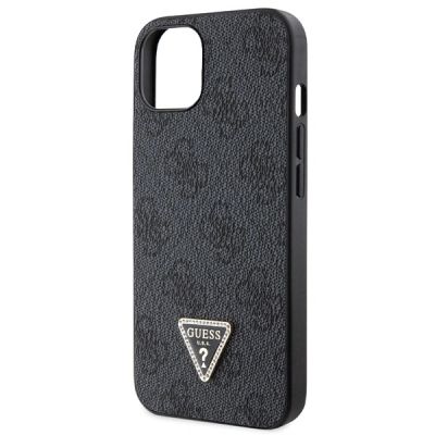 7. Guess Crossbody 4G Metal Logo Case for iPhone 13/14/15 - Black
