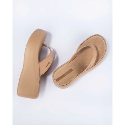 5. Ipanema shoes women's flip-flops Solaris platform beige