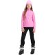 14. Fleece sweatshirt for girls 4F F060 fuchsia 4FJWAW25UFLEF060 55S