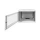 9. Digitus 19" 7U wall-mounted network cabinet 540x400, perforated door, gray, undivided, unassembled, 60kg