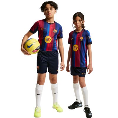 7. Nike FC Barcelona 2026/27 Stadium Home Kids' Shorts Navy Blue II1719 498